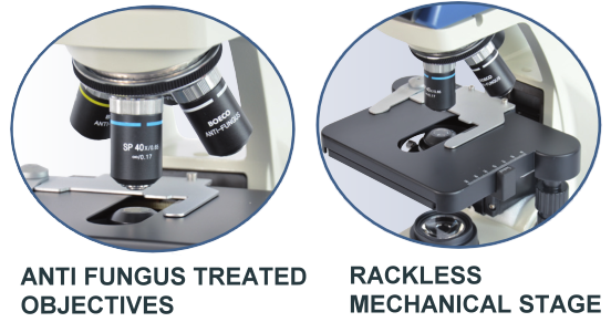 BOECO雙筒顯微鏡-雙筒顯微鏡傾斜30°，可旋轉360°